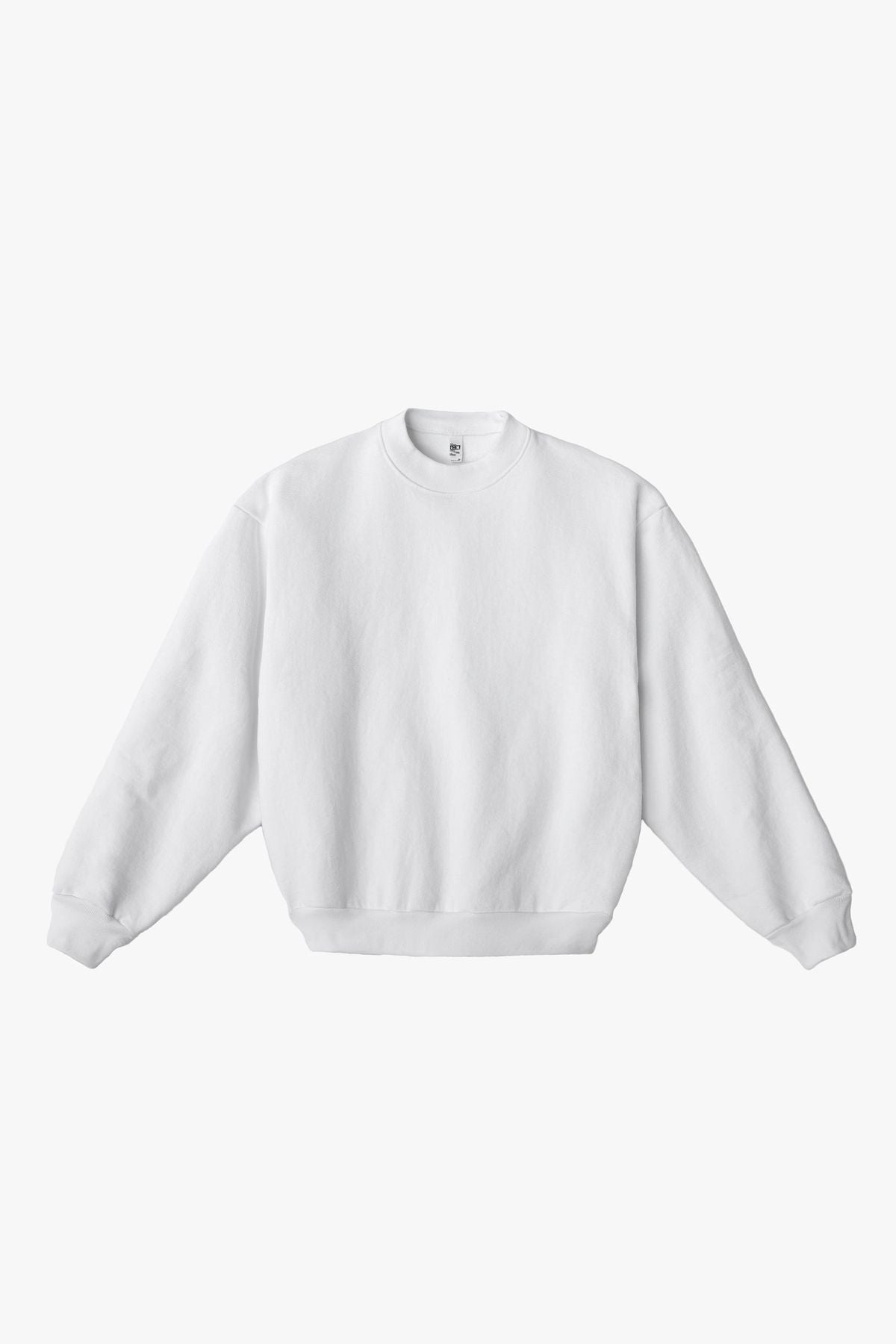 SOLID WHITE PREMIUM OVERSIZED SWEATSHIRT