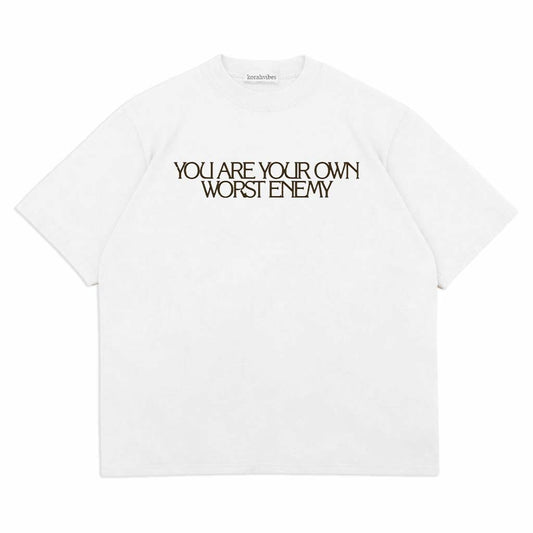 SABOTAGE PREMIUM OFF WHITE OVERSIZED TEES