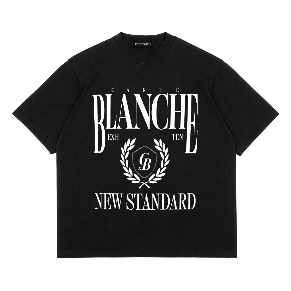 BLANCE PREMIUM BLACK OVERSIZED TEES