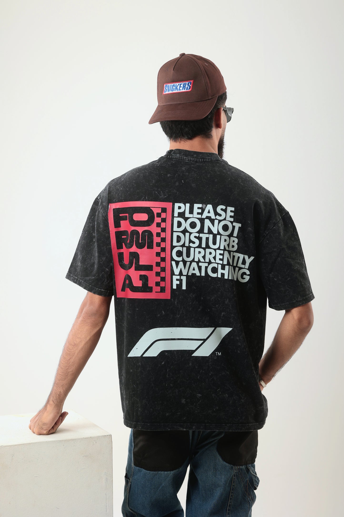 FORMULA ONE EDDITION ACID WASH PREMIUM DROP TEE