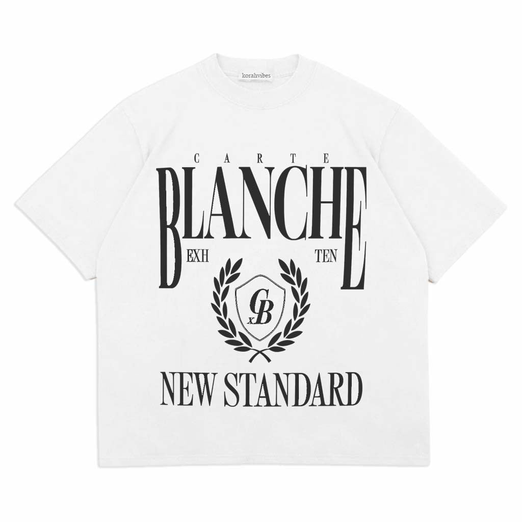 BLANCE PREMIUM OFF WHITE OVERSIZED TEES