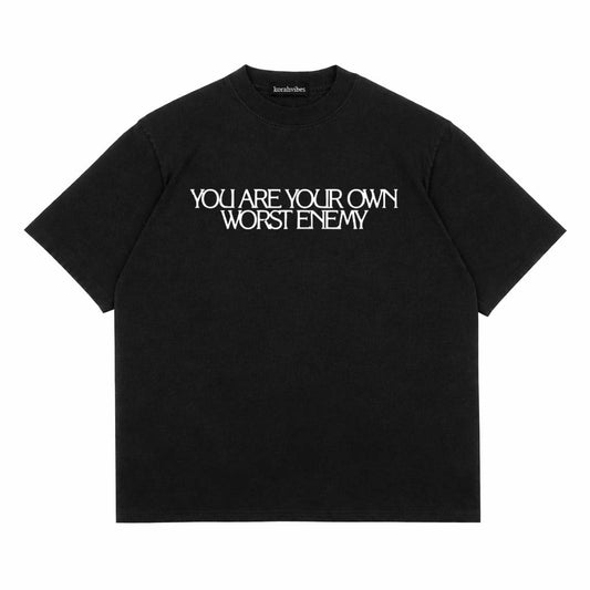 SABOTAGE PREMIUM BLACK OVERSIZED TEES