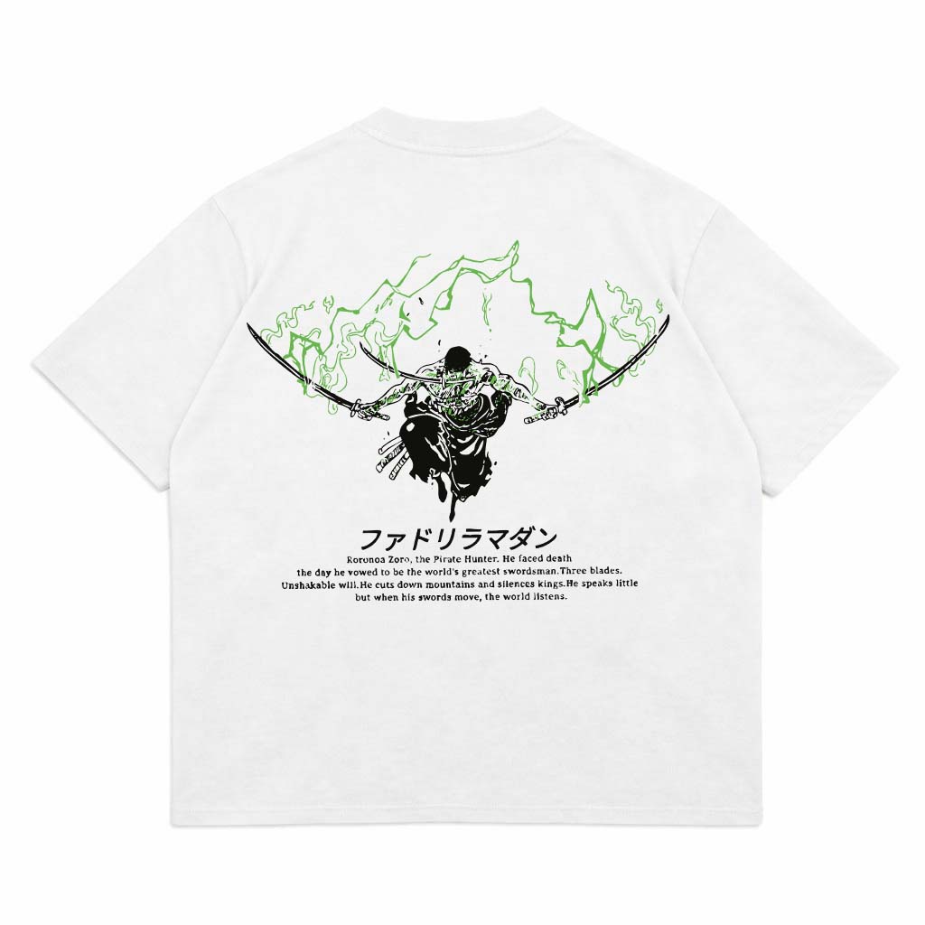 ZORO OVERSIZED TEE OFF WHITE