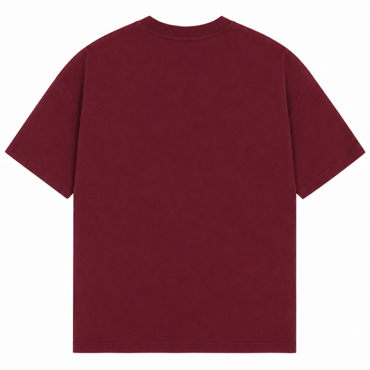 Solid oversized tshirt / Marron