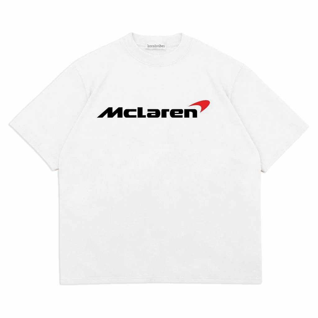 MCLAREN PREMIUM OVERSIZED OFF WHITE TEES