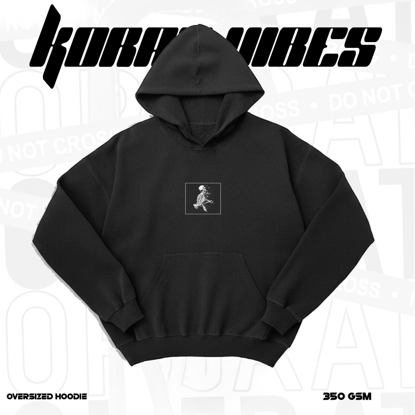 VOID PREMIUM BLACK OVERSIZED HOODIE