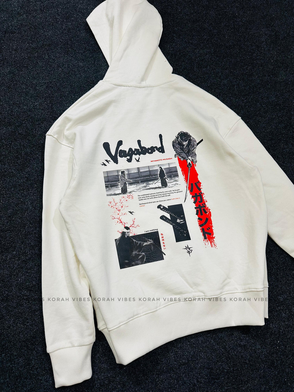 VAGABOND WHITE PREMIUM HOODIE