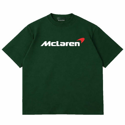 MCLAREN PREMIUM BOTTLE GREEN OVERSIZED TEES