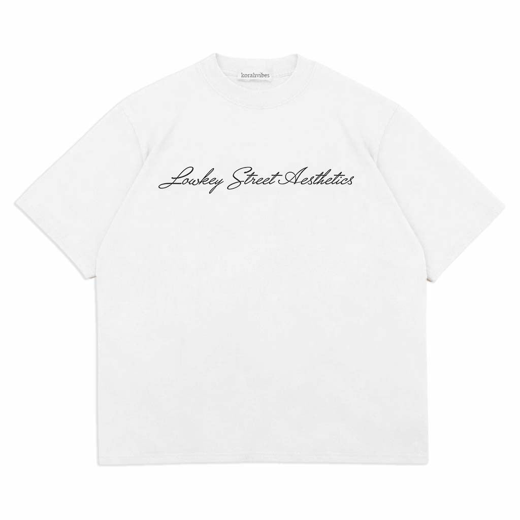 LOWKEY EDDITION OFF WHITE OVERSIZED TEES