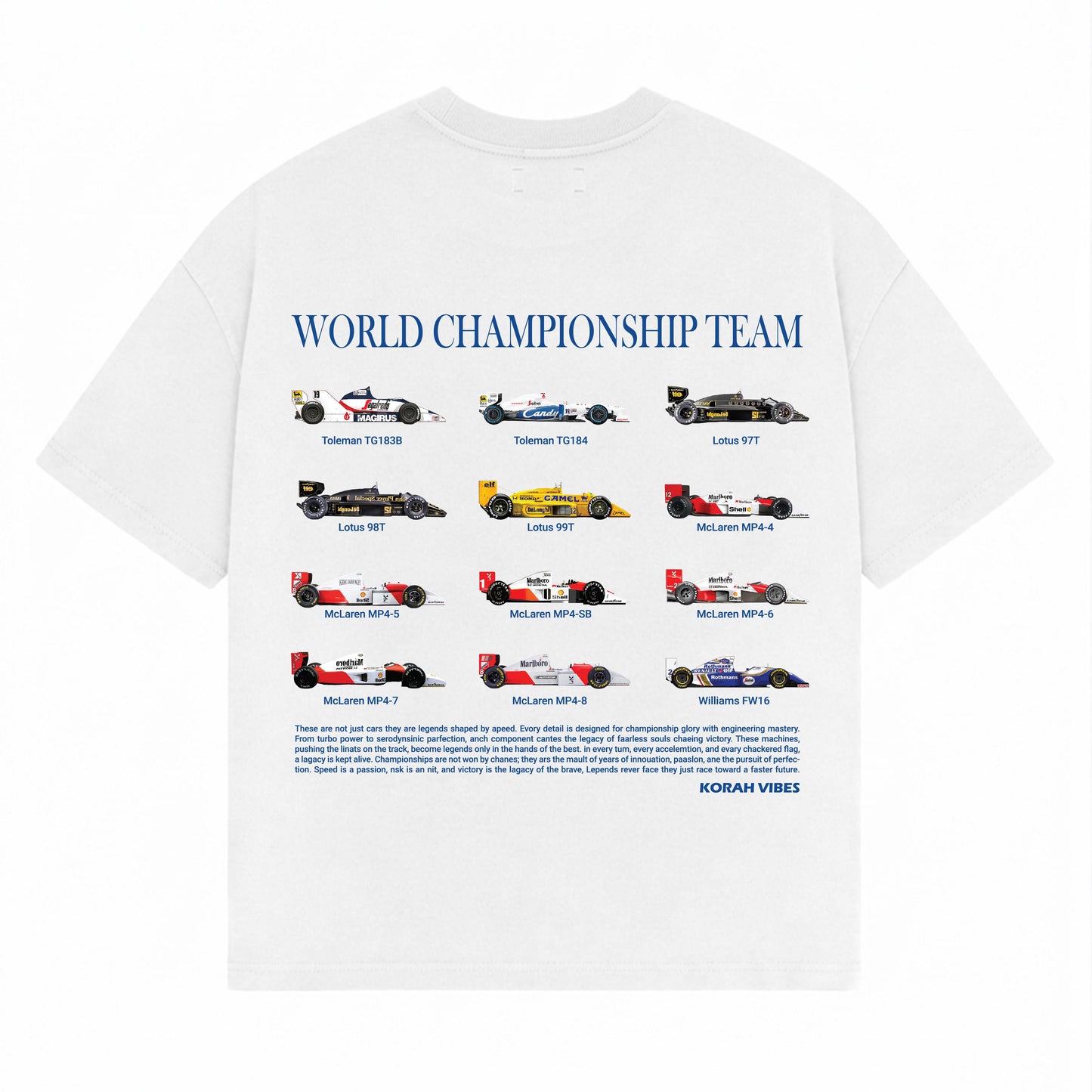 Drop Tshirt / World Championship Team