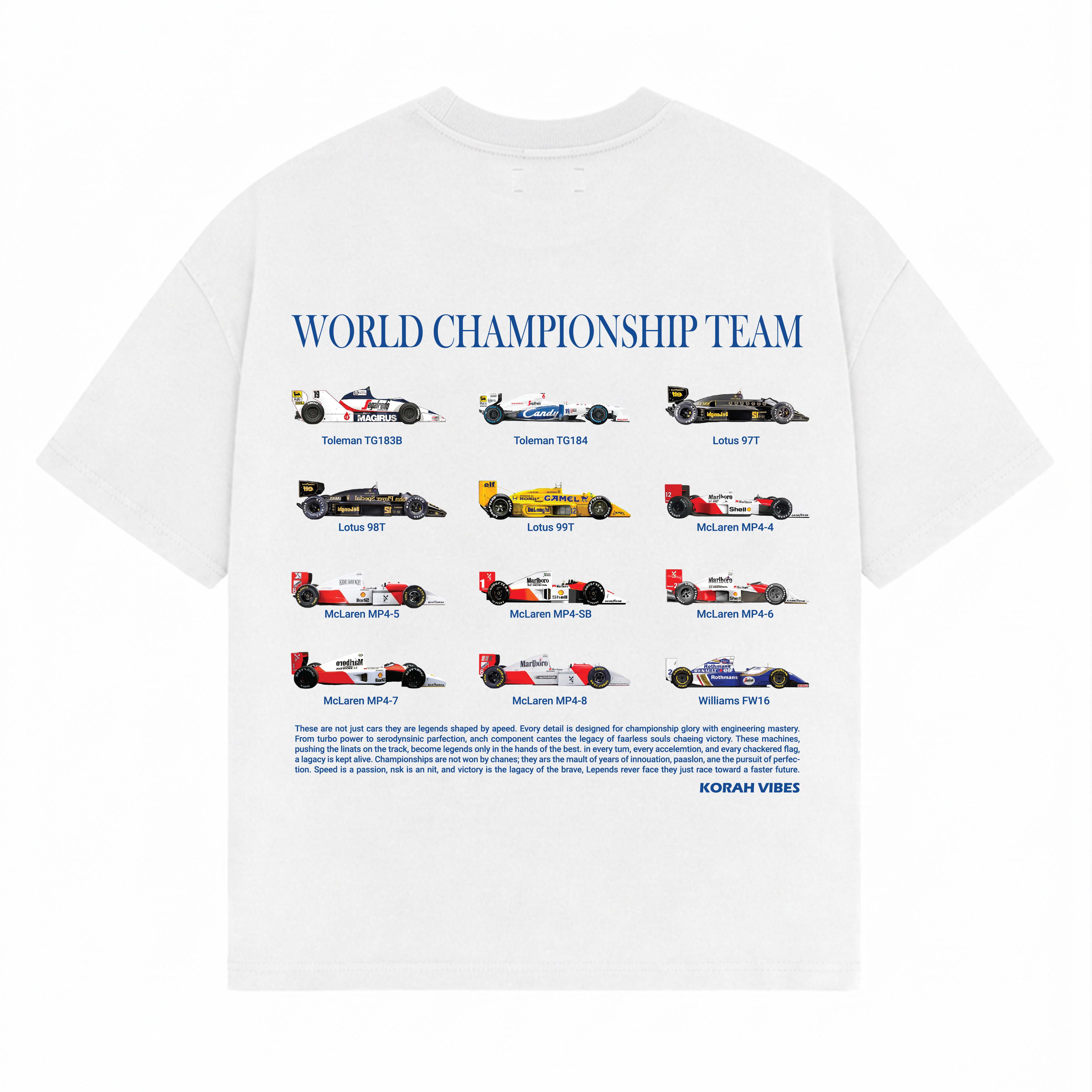 Drop Tshirt / World Championship Team