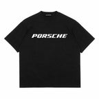 PORSHE PREMIUM DROP TEE BLACK