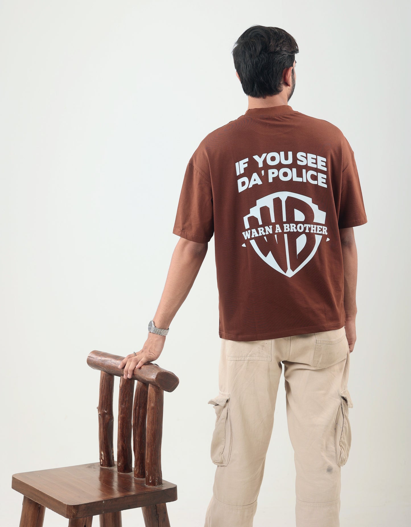 IF YOU SEE THE POLICE EDDITION COFFEE OVERSIZED TEES