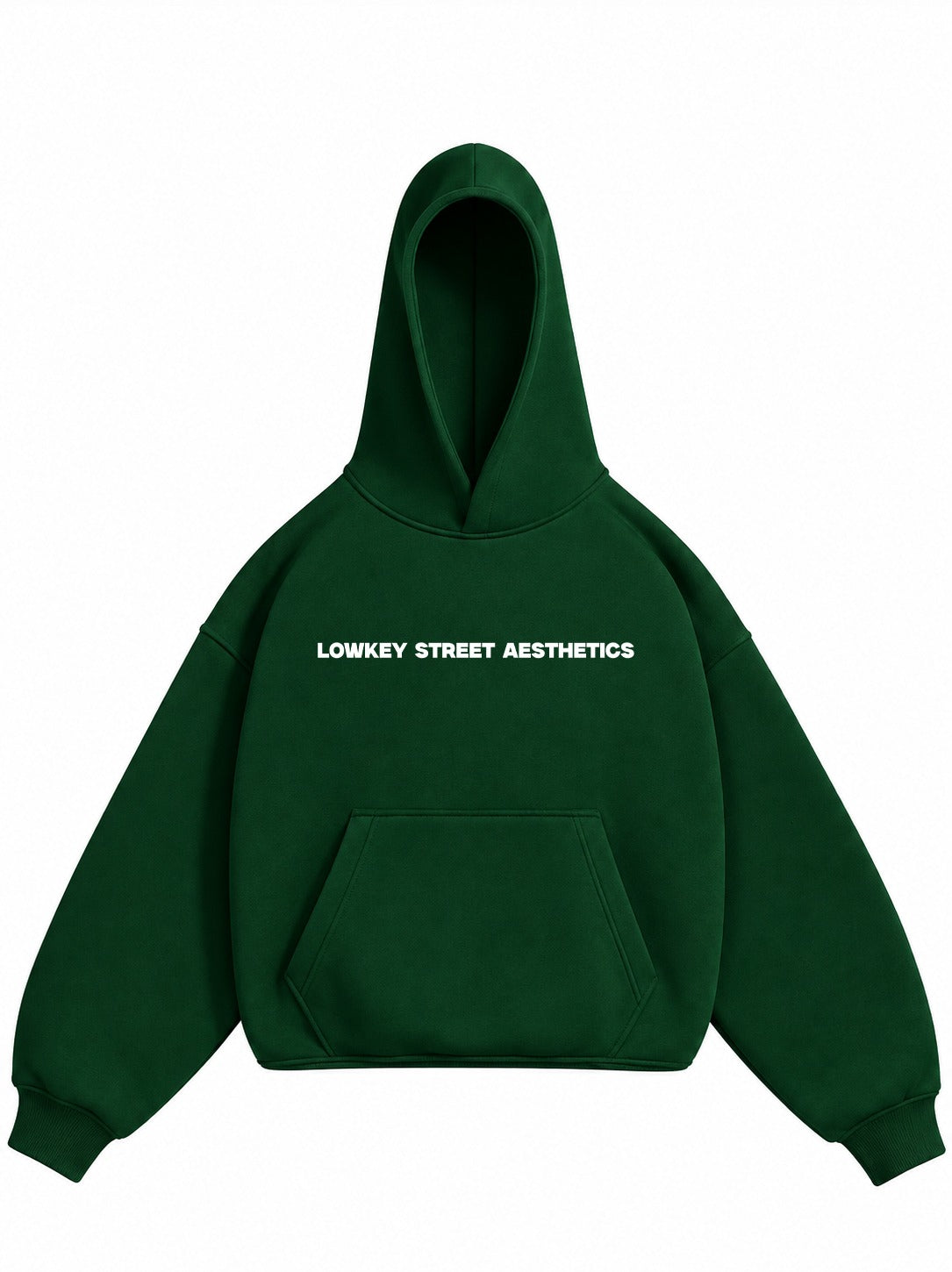 LOWKEY PORSHCE EDDITION PREMIUM OVERSIZED LEAF GREEN HOODIE