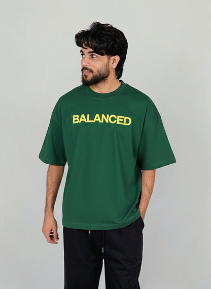 Drop Tshirt / BALANCED GREEN