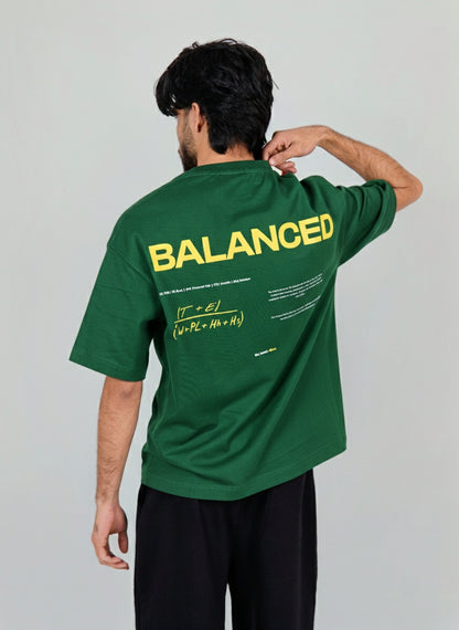 Drop Tshirt / BALANCED GREEN