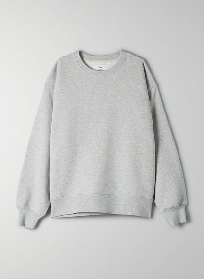 SOLID GRAY PREMIUM OVERSIZED SWEATSHIRT