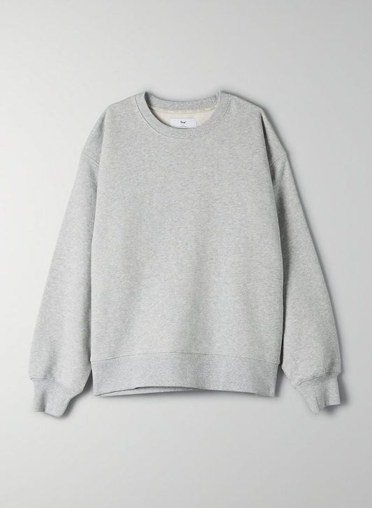 SOLID GRAY PREMIUM OVERSIZED SWEATSHIRT