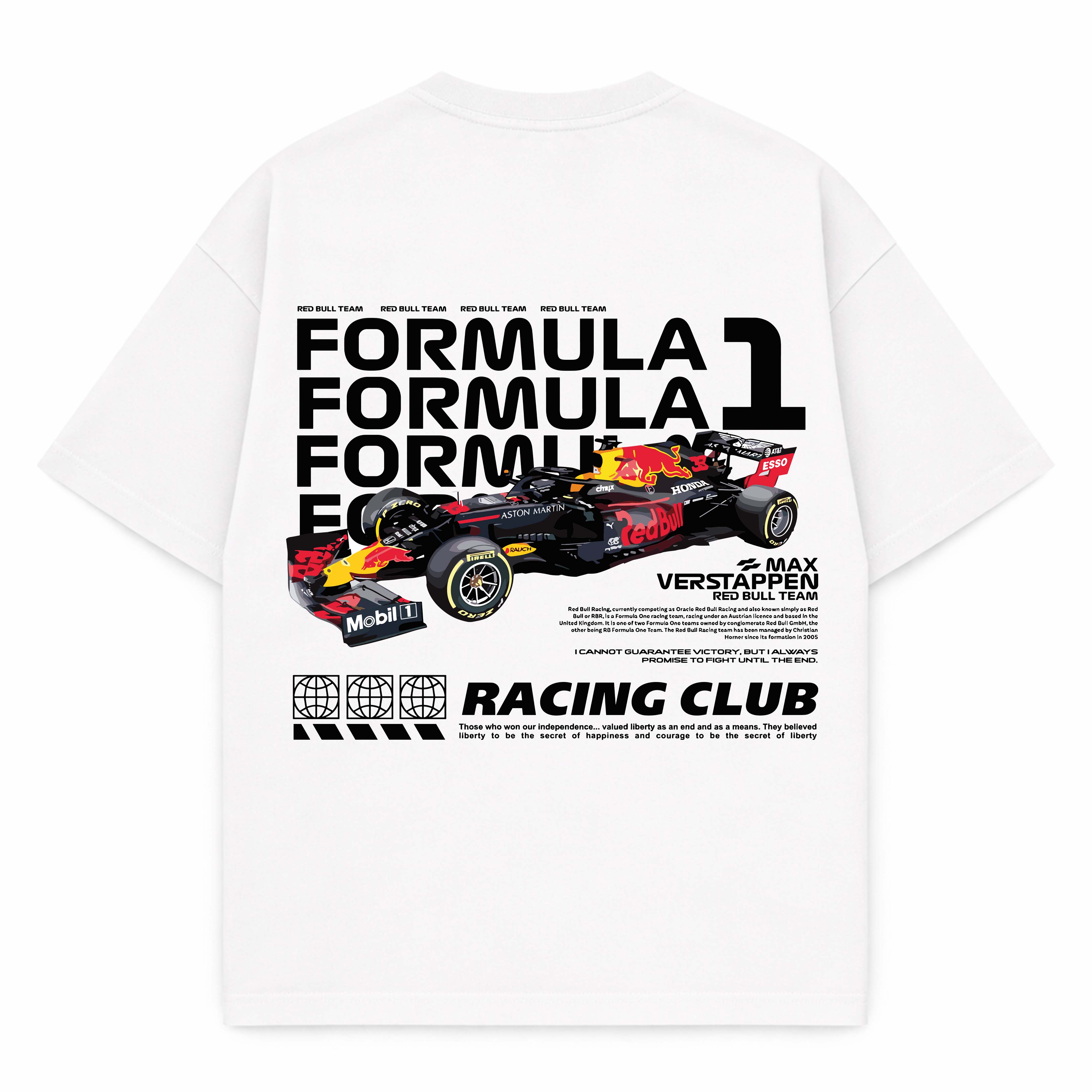 Drop Tshirt / FORMULA 1 ( RACING CLUB )