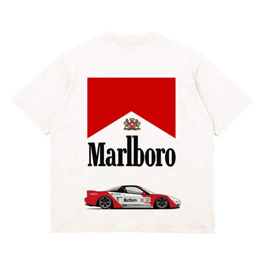 MARLBORO DROP TEE BLACK AND WHITE