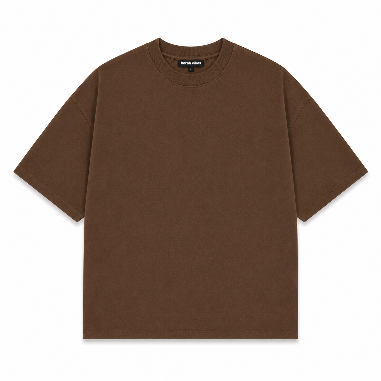 Solid oversized tshirt / Coffee
