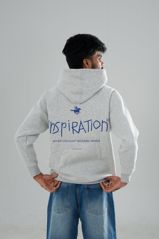 Inspiration Eddition Premium Oversized gray hoodie.