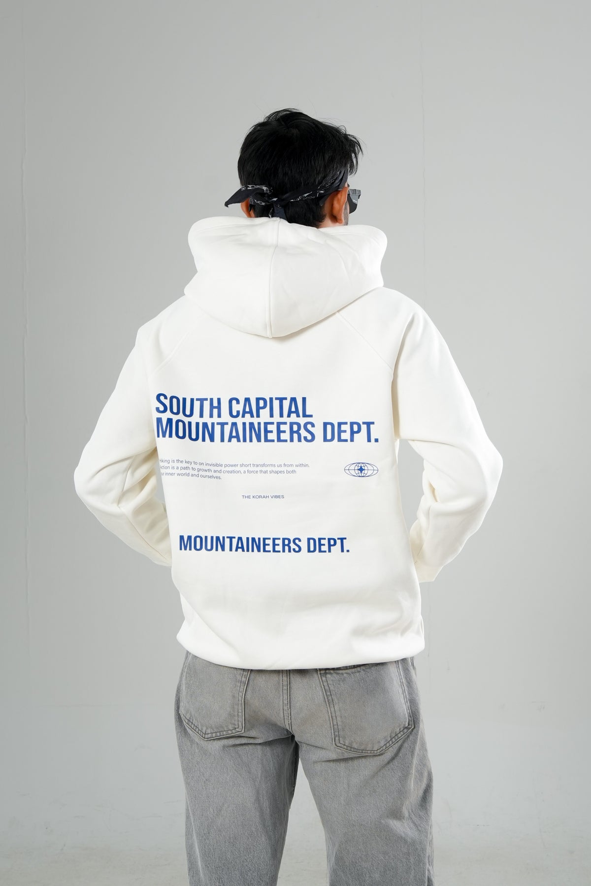 MOUNTAINEERS PREMIUM OVERSIZED OFF-WHITE HOODIE