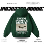SABOTAGE PREMIUM OVERSIZED GREEN HOODIE