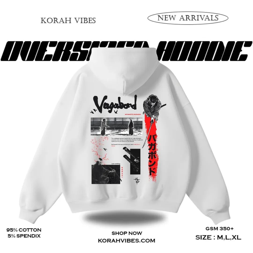 VAGABOND WHITE PREMIUM HOODIE