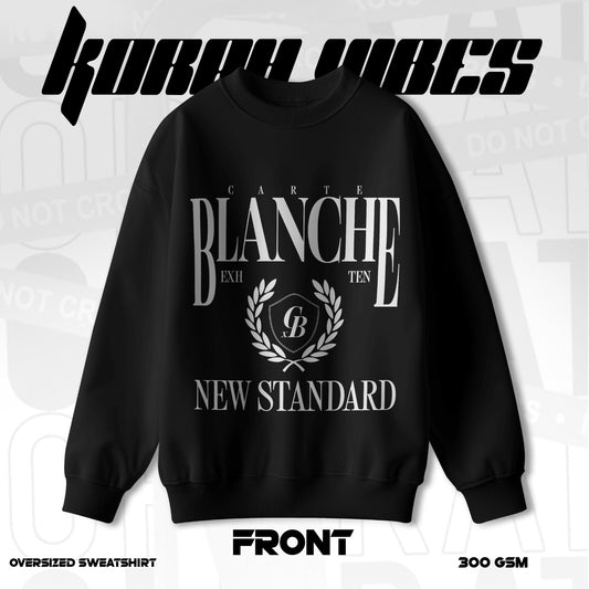 BLANCE BLACK PREMIUM OVERSIZED SWEATSHIRT