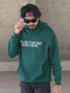 SABOTAGE PREMIUM OVERSIZED GREEN HOODIE
