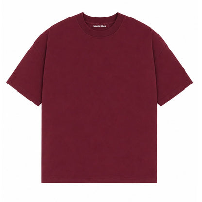 Solid oversized tshirt / Marron