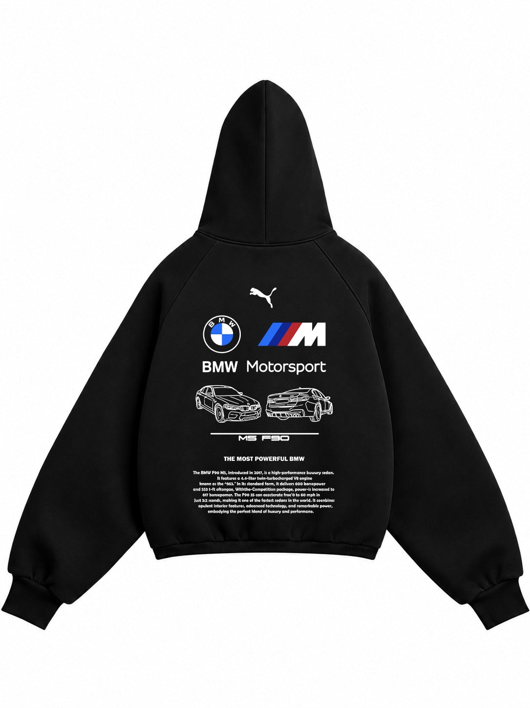 BMW MOTOSPORT EDDITION PREMIUM OVERSIZED HOODIE