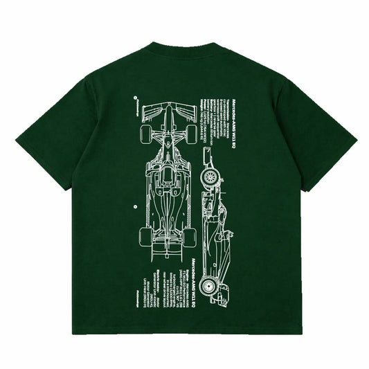 MCLAREN PREMIUM BOTTLE GREEN OVERSIZED TEES