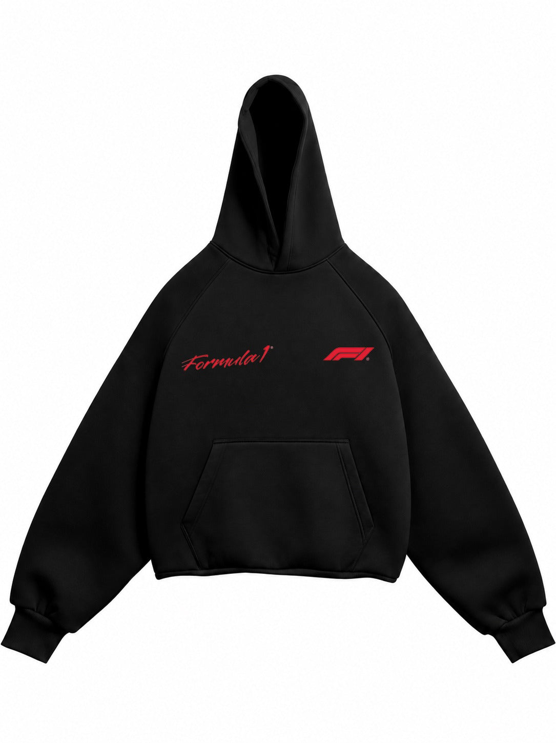 F1 PREMIUM OVERSIZED BLACK  HOODIE