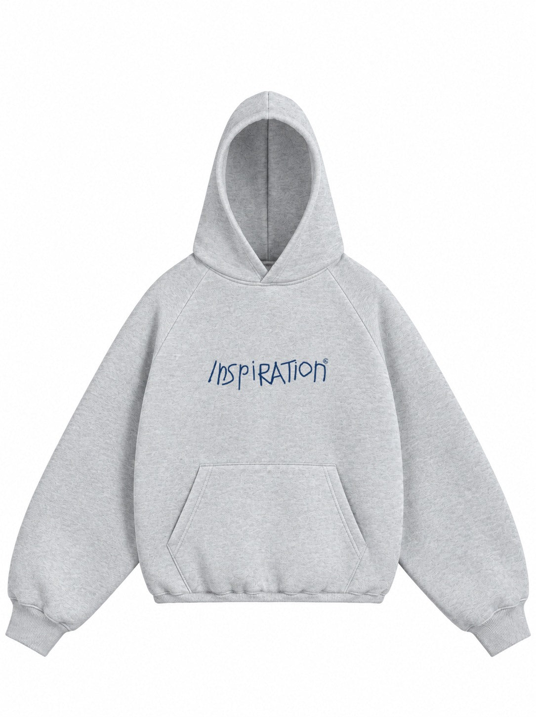Inspiration Eddition Premium Oversized gray hoodie.