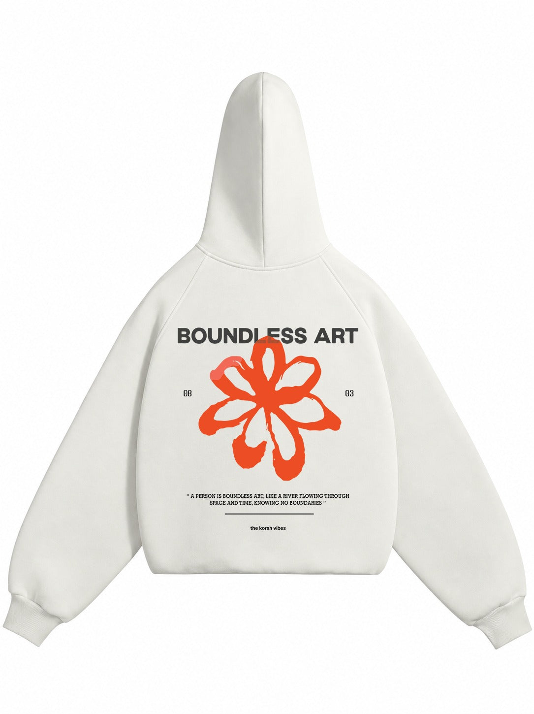 CREATOR EDDITION PREMIUM OVERSIZED OFF-WHITE HOODIE.