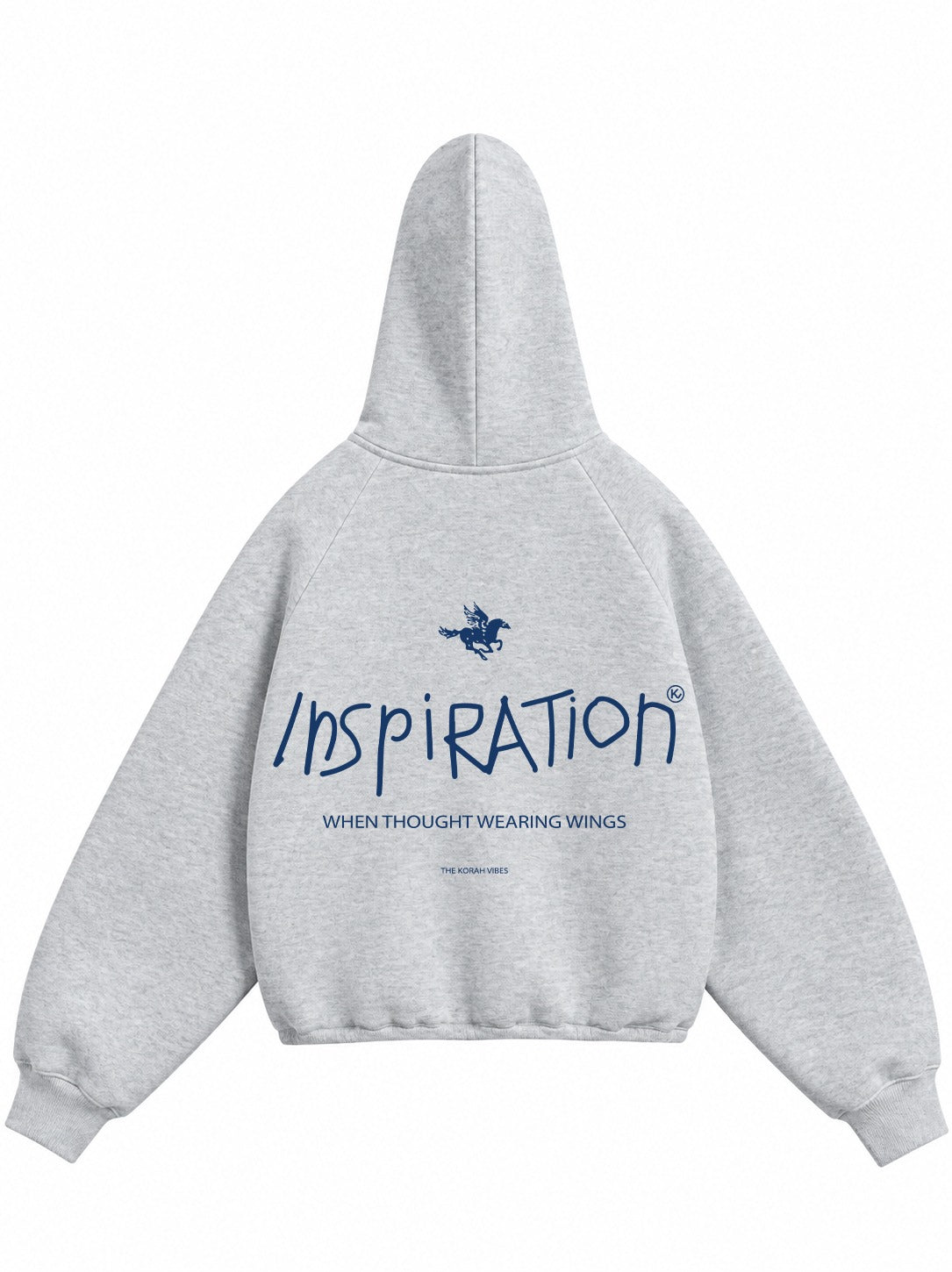 Inspiration Eddition Premium Oversized gray hoodie.