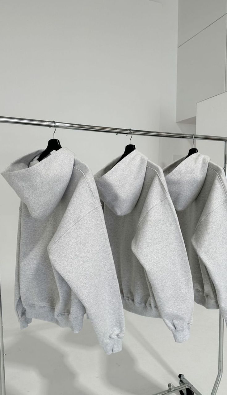 GRAY SOLID COLOUR PREMIUM OVERSIZED HOODIE