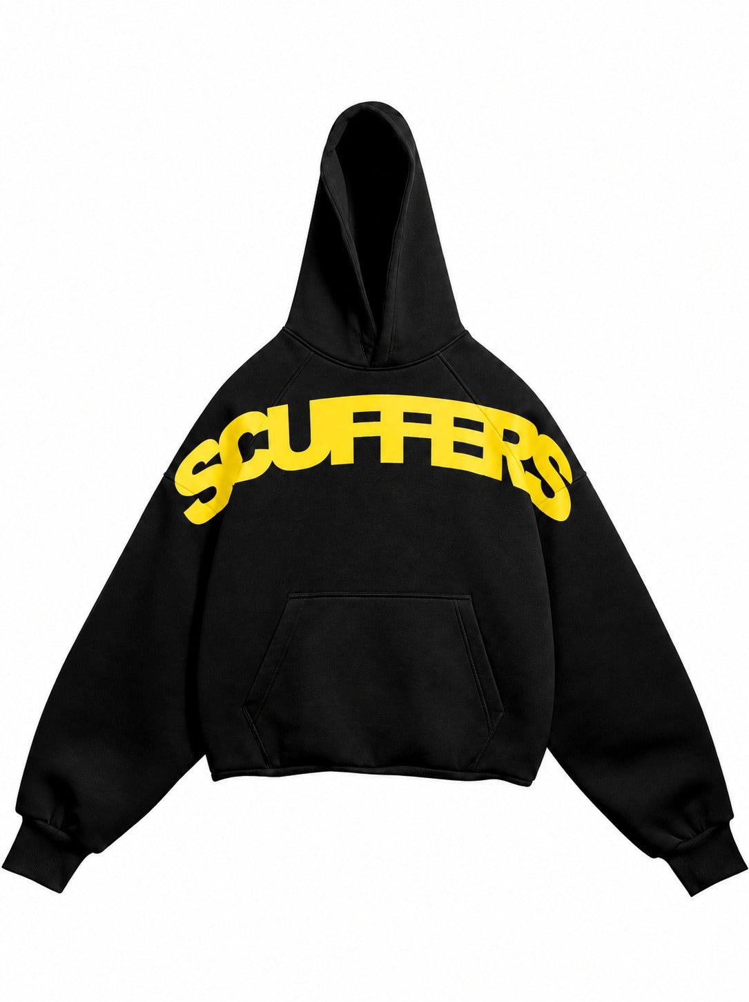 SCUFFERS EDDITION PREMIUM BLACK HOODIE.