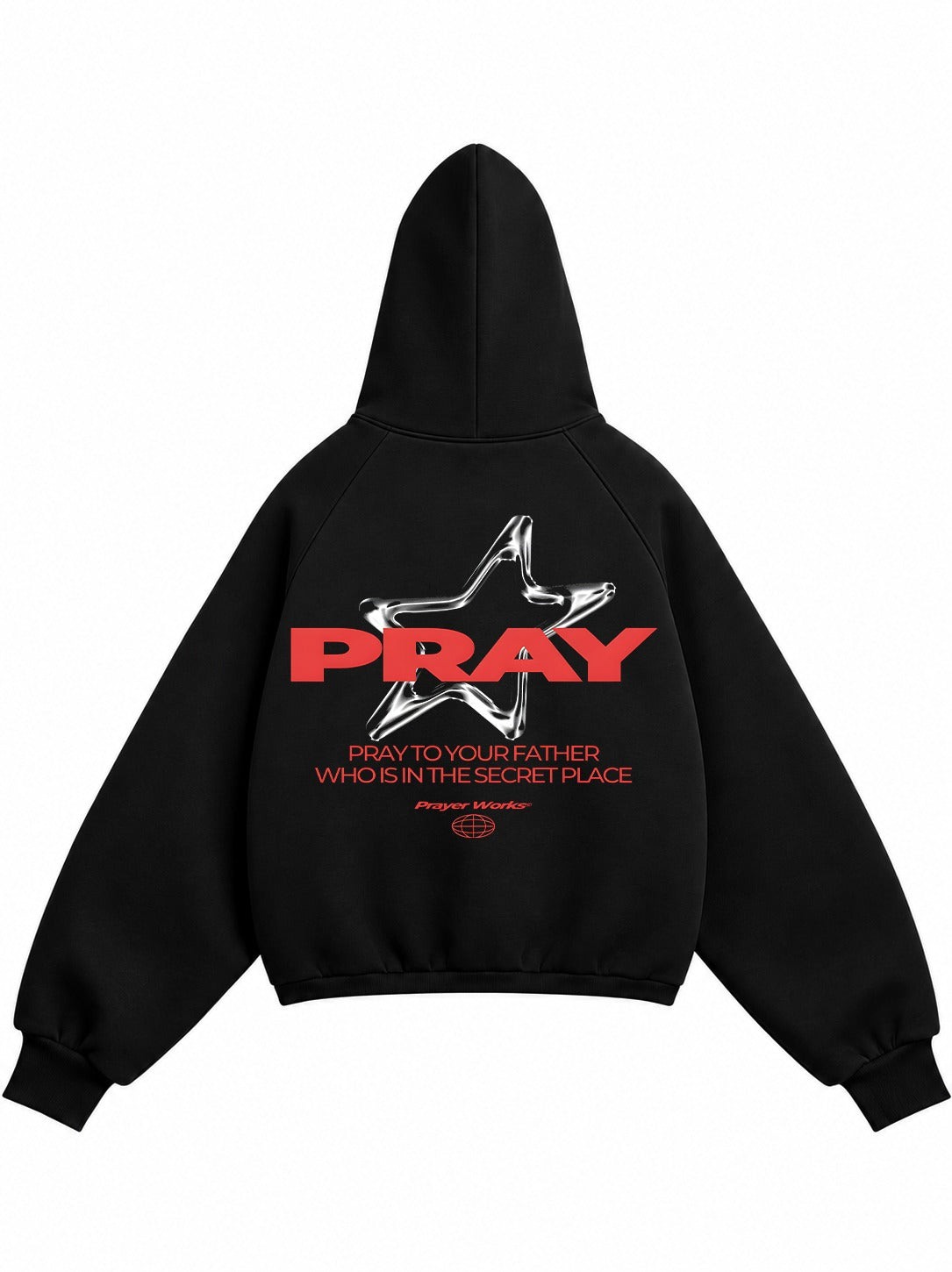 PRAY EDDITION PREMIUM BLACK HOODIE