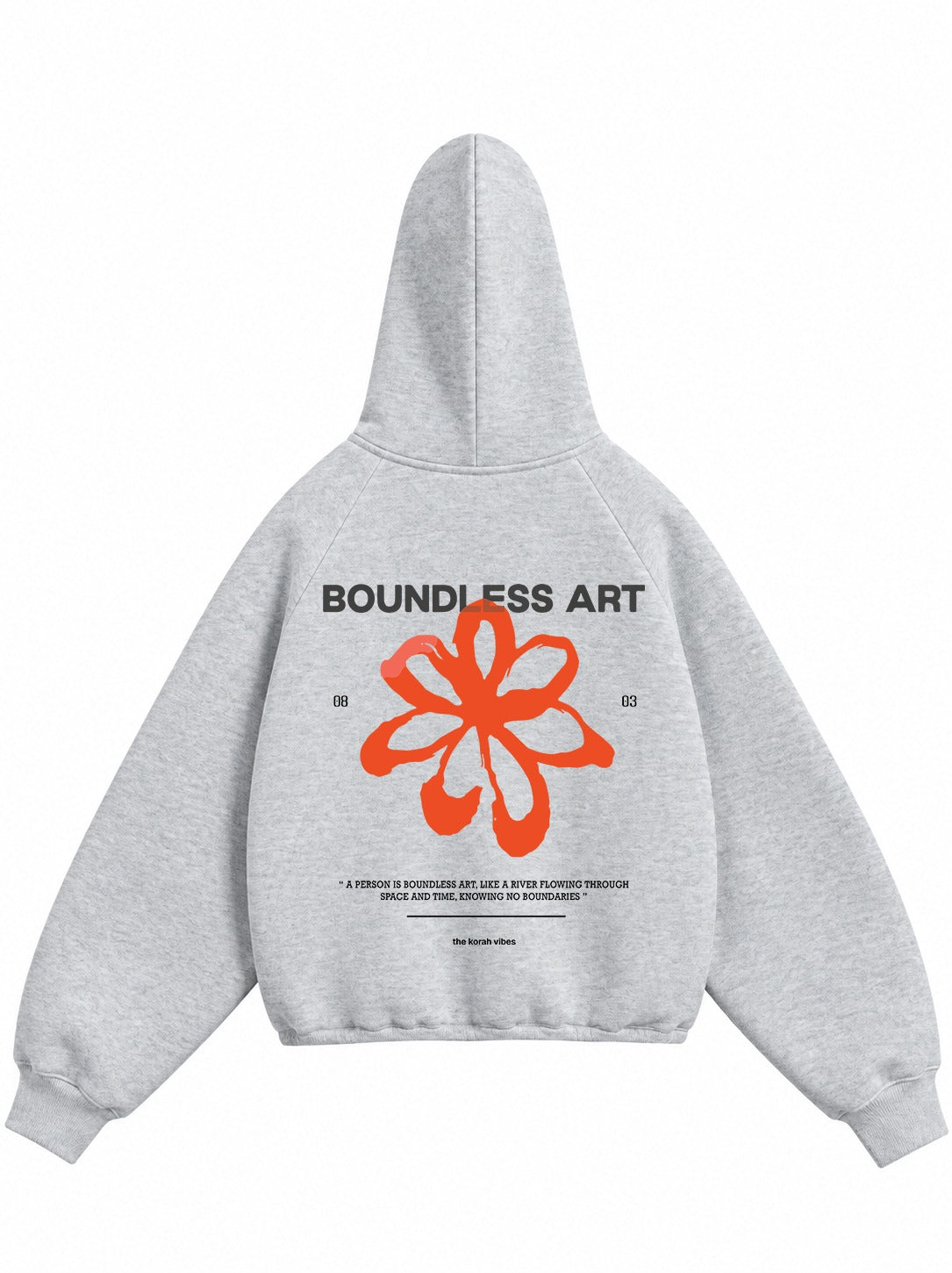 CREATOR EDDITION PREMIUM OVERSIZED GRAY HOODIE.