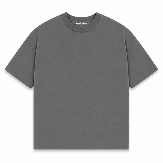 Solid oversized tshirt / Silver