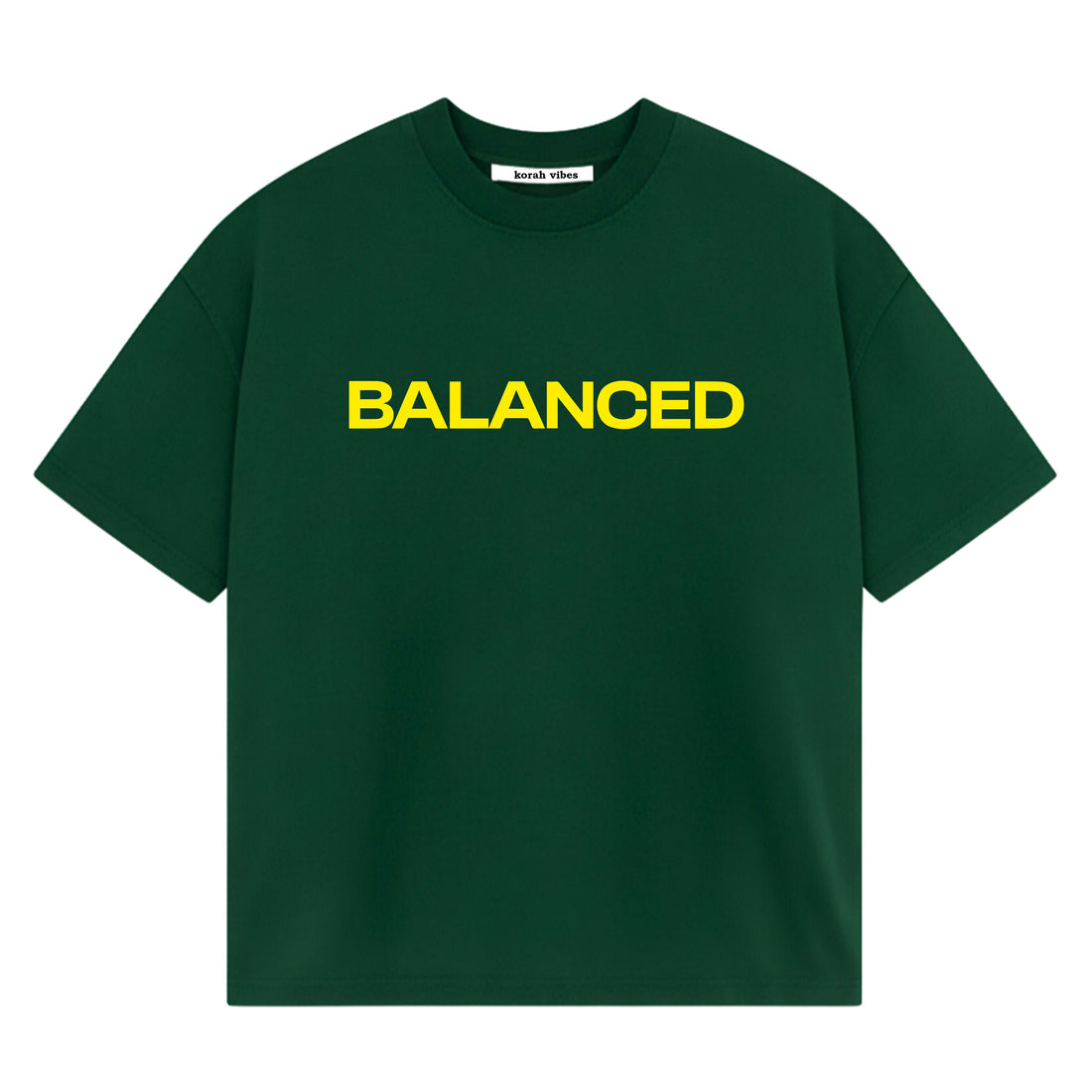 Drop Tshirt / BALANCED GREEN