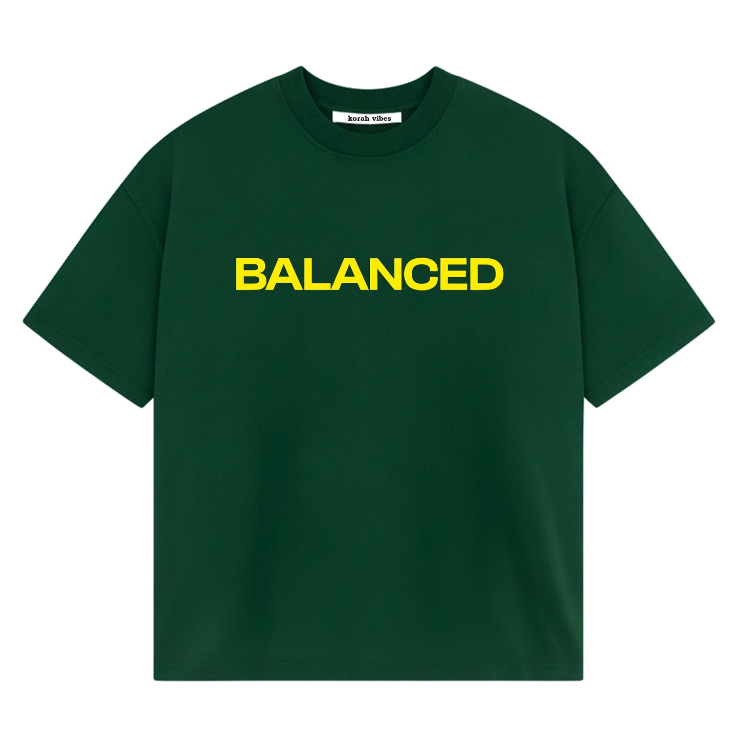 Drop Tshirt / BALANCED GREEN