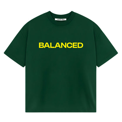 Drop Tshirt / BALANCED GREEN