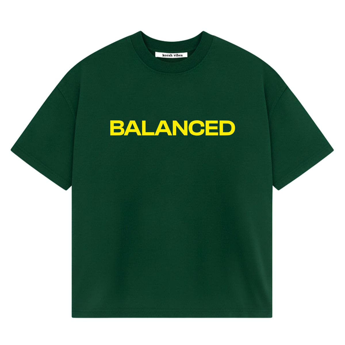 Drop Tshirt / BALANCED GREEN