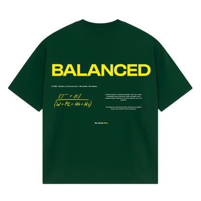 Drop Tshirt / BALANCED GREEN