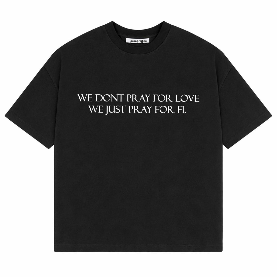 Drop Tshirt / Formula X korah vibes