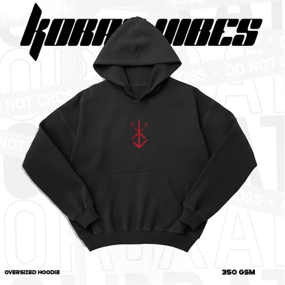 BERSERK RED ADDITION PREMIUM OVERSIZED HOODIE